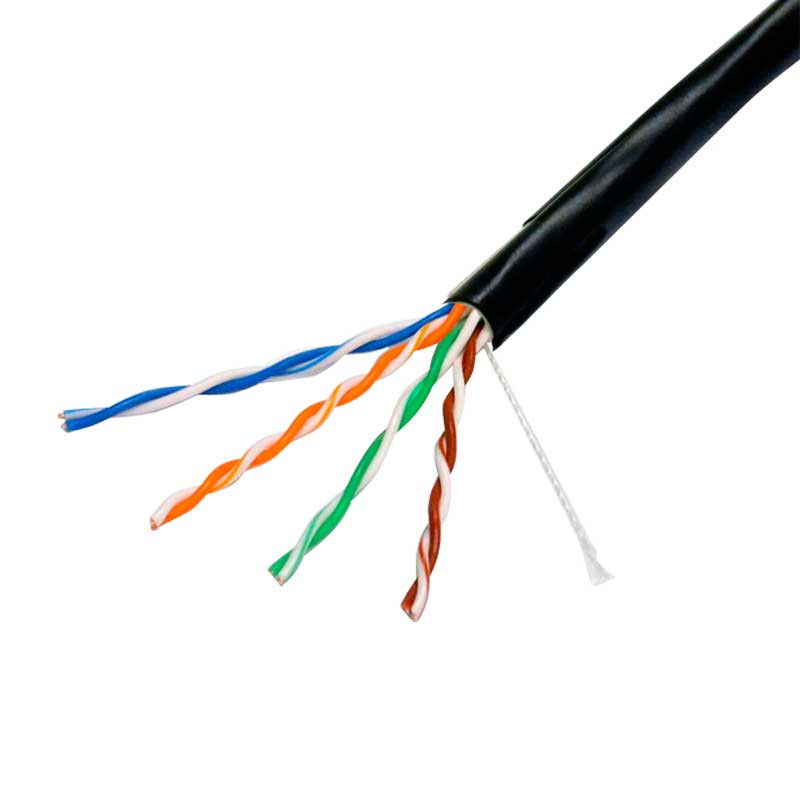 GESCABLE - CABLE UTP PE CAT.6A EXTERIOR NEGRO