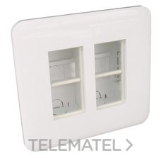 EFAPEL - PUESTO DE TRABAJO EMP.2 FILAS x 4 MOD. BL