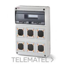 FAMATEL - CAJA 506x330x130 13 ELEM. 6 MOD. IP65 - Imagen 2