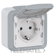 LEGRAND - ENCHUFE 2P+T SUPERF.PLEXO GR.