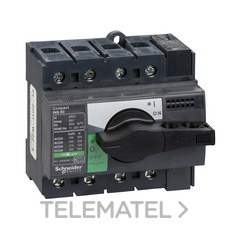 SCHNEIDER ELECTRIC - INT.MANUAL INS 80A 4P EMP.NEGRA