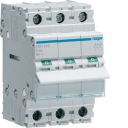 HAGER - INTERRUPTOR CORTE 63A 3P