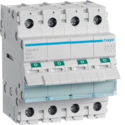 HAGER - INTERRUPTOR CORTE 32A 4P