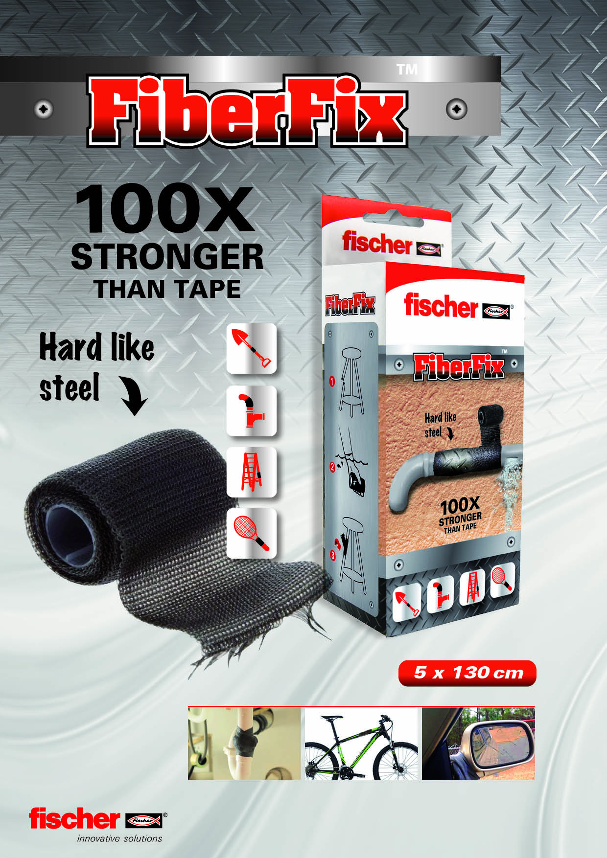 FISCHER - CINTA FIBERFIX REPARACIONES 5x130cm