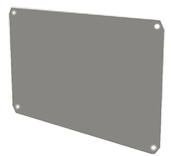 PINAZO - PLACA MONTAJE CIEGA PB-1 50X60 POLIESTER