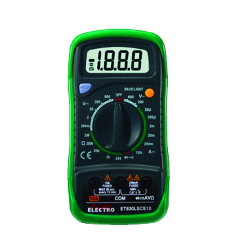 ELECTRO TOOLS - MULTIMETRO DIGITAL SELECCION MANUAL