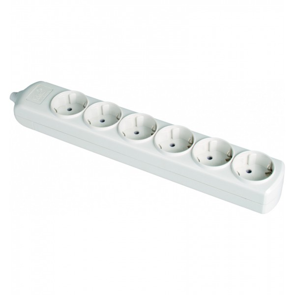 MARPESA - BASE 6 TOMAS 2P+TT RECTA S/CABLE
