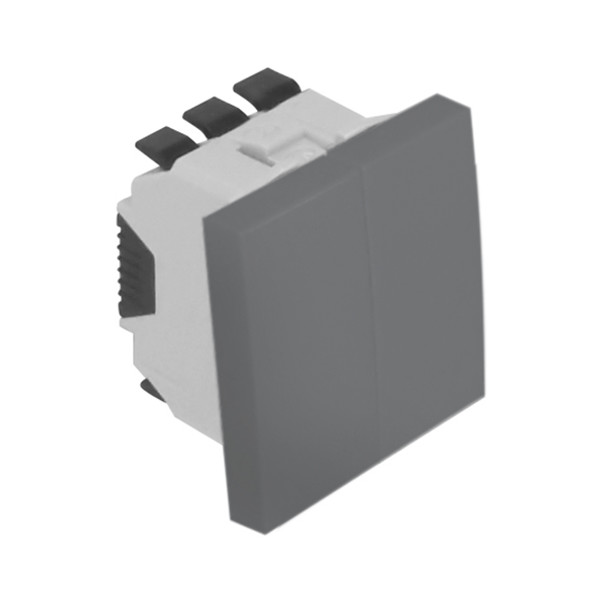 EFAPEL - PULSADOR/CONMUTADOR 2 MOD.Q-45 ALUMINIO - Imagen 2