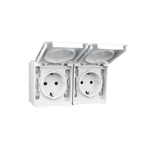 EFAPEL - DOBLE SCHUKO HOR. ESTANCA 48 BLANCO - Imagen 2