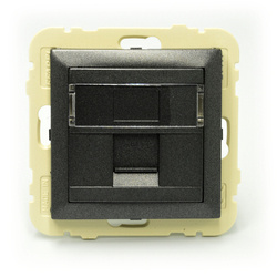 EFAPEL - SOPORTE P/1 CONECT.RJ45 LOGUS GRIS - Imagen 2