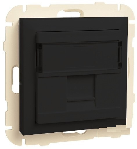 EFAPEL - SOPORTE P/1 CONECT.RJ45 LOGUS NEGRO - Imagen 2
