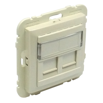 EFAPEL - SOPORTE P/2 CONECT.RJ45 LOGUS PERLA - Imagen 2