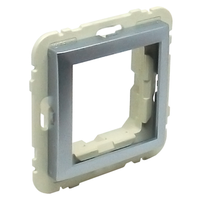 EFAPEL - TAPA CENTRAL UNIVERSAL Q45 LOGUS ALUMINIO - Imagen 2