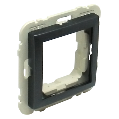 EFAPEL - TAPA CENTRAL UNIVERSAL Q45 LOGUS GRIS - Imagen 2