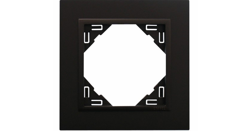 EFAPEL - MARCO SIMPLE ANIMATO NEGRO/NEGRO - Imagen 2