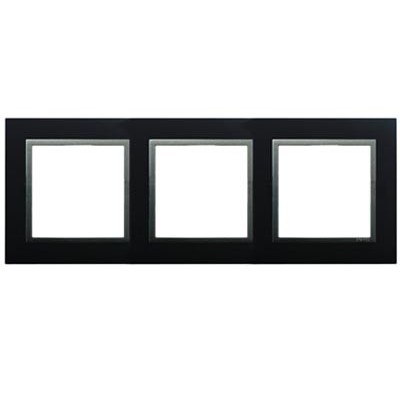 EFAPEL - MARCO TRIPLE ANIMATO NEGRO/GRIS - Imagen 2