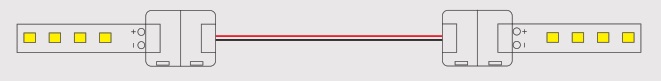 LDVlighting - CABLE CONEXION 2 TIRAS 2 PIN 8mm