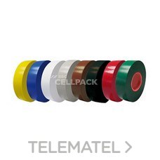 CELLPACK - CINTA AISLANTE PVC 0,15mm 19x10 ROJA