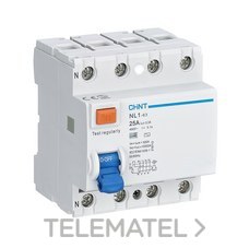 CHINT - DIFERENCIAL 4P 25A 300mA CLASE A