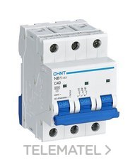 CHINT - MAGNETOT.3P 40A 3M CURVA-C 6kA