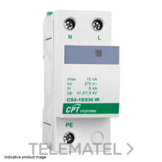 CIRPROTEC - PROT. BIP. tipo-2 15kA 230V URBANO MONF