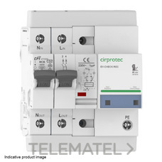 CIRPROTEC - PTR.SBT.COMBI. 40A T-2+3 15kA MONF RECO