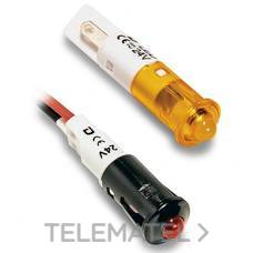 DELECSA - PILOTO D2204 24V ROJO CABLES