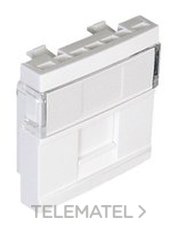EFAPEL - PLACA P/1RJ45 SIN CONECT. Q-45 NEGRO