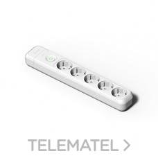 FAMATEL - BASE 5 SCHUKO BLANCO - Imagen 2