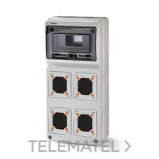 FAMATEL - CAJA 506x230x130 8 EL. 4 MÓD. ACQUA COMBI IP65 - Imagen 2