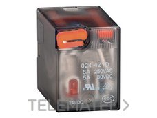 LOVATO - RELE INDUST.2 CONMD.7A 24V DC+LED