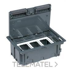 MMCONECTA - CAJA SUELO 3M.GRAF.70mm MARCO BL.NV.
