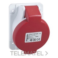 SCHNEIDER ELECTRIC - BASE EMPOTRAR 16A 3P+T IP44 CONEX.RÁPIDA