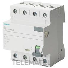 SIEMENS - DIFERENCIAL CLASE A 4P 80A 30mA