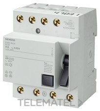SIEMENS - INT.DIF.70 CLASE AC M.4 4P.63A 30mA - Imagen 2