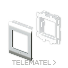 UNEX - ADPTR.VERT.2MOD.SIMON 27 65 U24X PVC Al