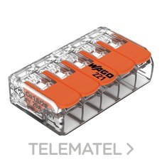 DICOMAT - BORNA CONEXIÓN 5 CONDUCTORES TRANSPA.