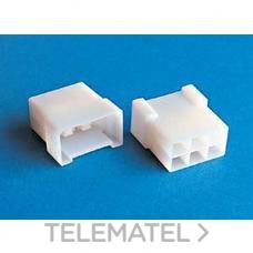 XB COMPONENTS - CONECTOR 6 VIAS PORTA-MACHO NATURAL - Imagen 2