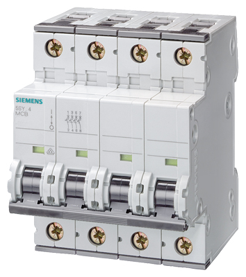SIEMENS - INT.AUT.70 6KA CURVA D 3P+N 63A