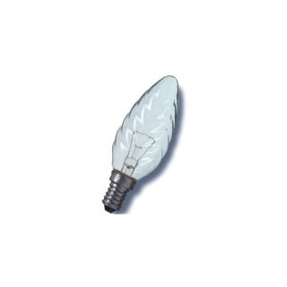 OSRAM - LAMPARA VELA RIZADA CLARA 25W E14