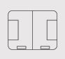 LDVlighting - CONECTOR 2 PIN PARA TIRA DE LED 10mm