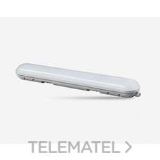 ARONLIGHT - PANTALLA PRO LED 24W 60cm 5000K 120° IP65 EN POLICARBONATO GRIS