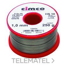 CIMCO - HILO SOLDADURA 60% 1,0mm 250g - Imagen 2