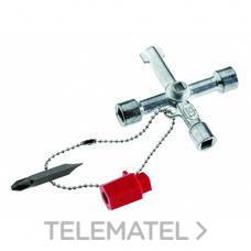 CIMCO - LLAVE UNIV.4 UTILES LLAVE CRUZ - Imagen 2