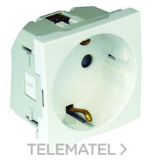 EFAPEL - BASE SCHUKO INC. 90° PROT 2M 16A BL. MATE
