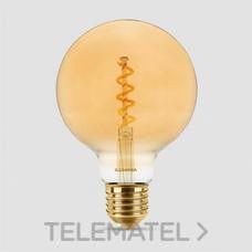 ILUMINIA - LÁMPARA GLOBO G95 FIL. ALONDRA 4W E27 2200K 320lm REG. - Imagen 2