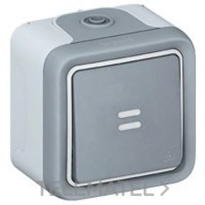 LEGRAND - CONMUTADOR LUMINOSO SUPERF. PLEXO GR