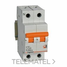 LEGRAND - MAGNETOTERMICO MAN. NJA. 1P+N 20A RX3 - Imagen 2