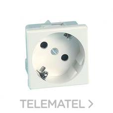 MMCONECTA - ENCHUFE SCHUCKO 45X45 B.N.