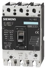 SIEMENS - AUT.VL160X 50A P.C.N 3P 50kA S/DISP.